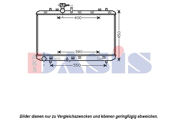 AKS DASIS Radiaator,mootorijahutus 320036N